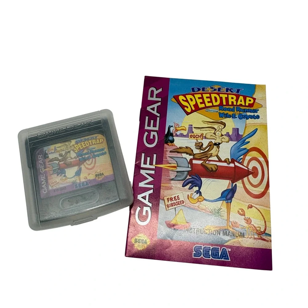 Video Game Sega Game Gear Desert Speedtrap Looney Tunes